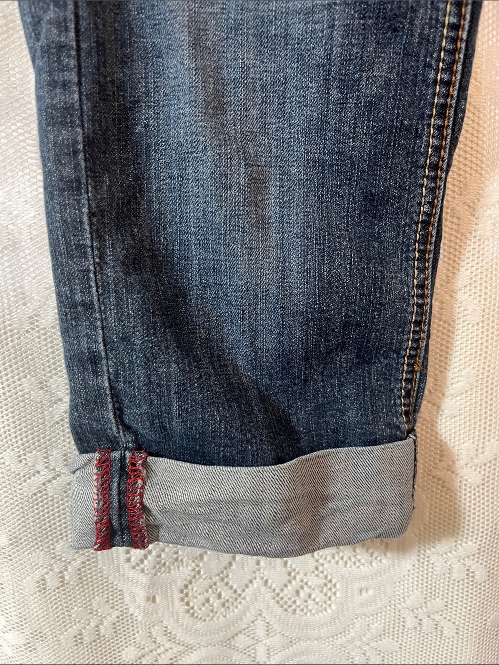 Rewind Low Rise Double Button Capri 7 - Picture 4 of 6